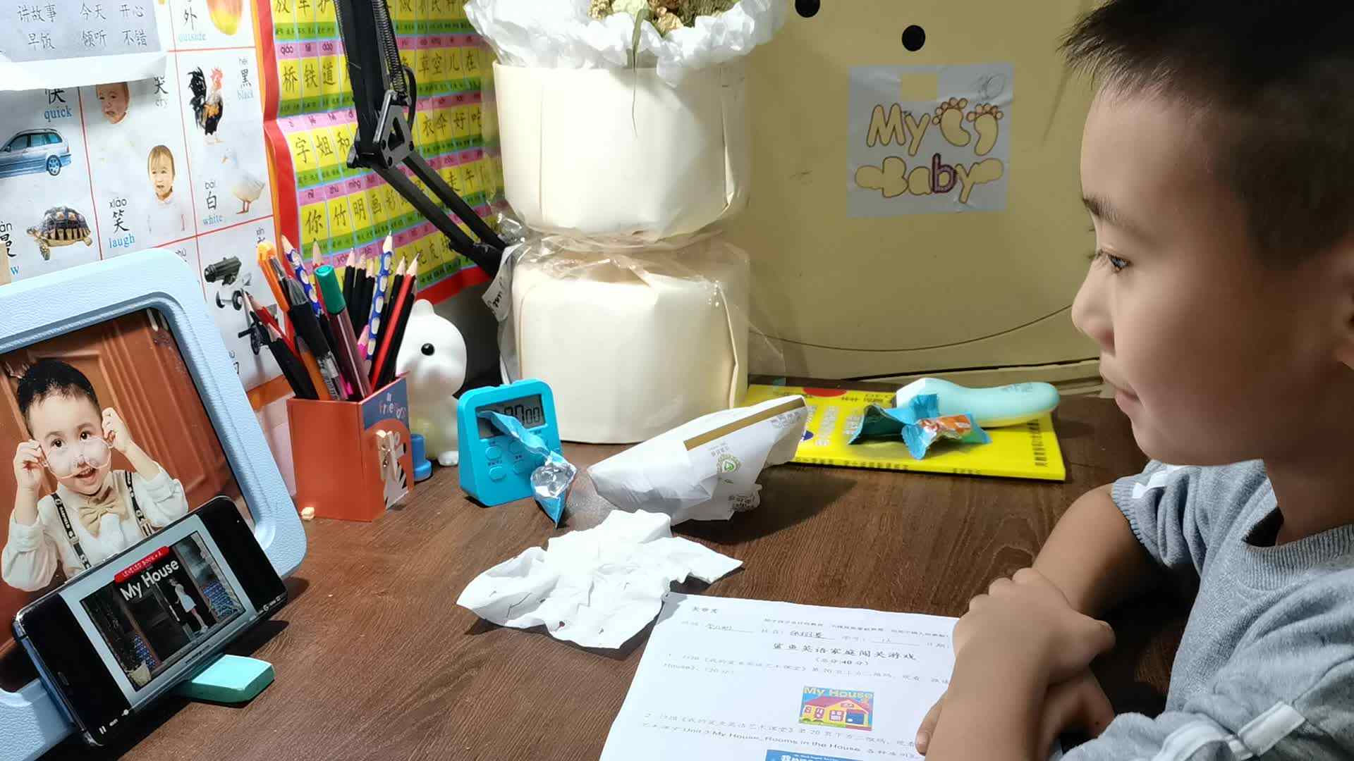 ⁣⁣⁣⁣⁣2023.10.18学A 班闯关练习英文儿歌《My House我的房子》