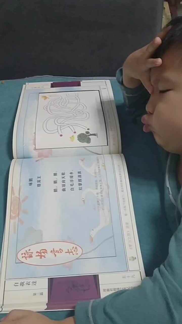 2023-10-20  小A班孙洛轩 朗诵古诗（咏鹅）