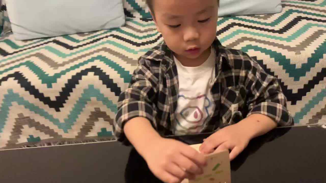 中B班杨育寒认识《六七八九十》