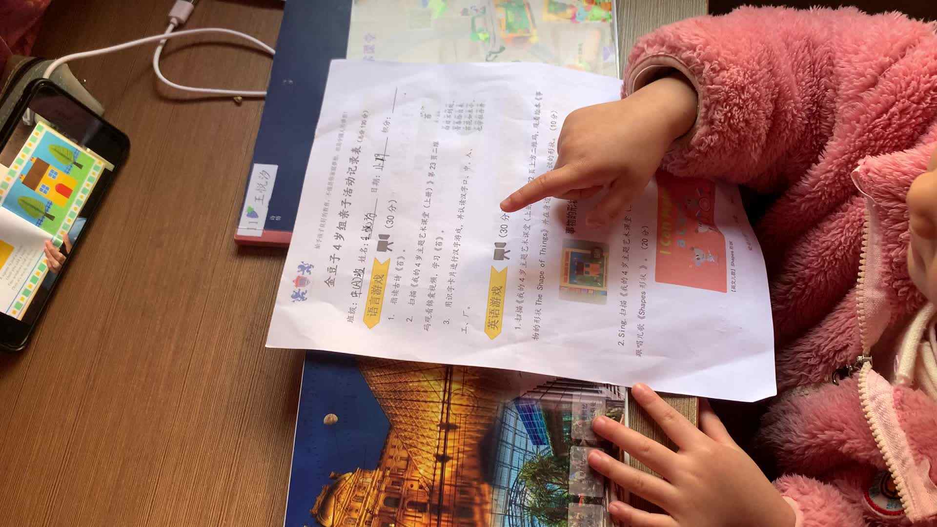 看视频指认形状