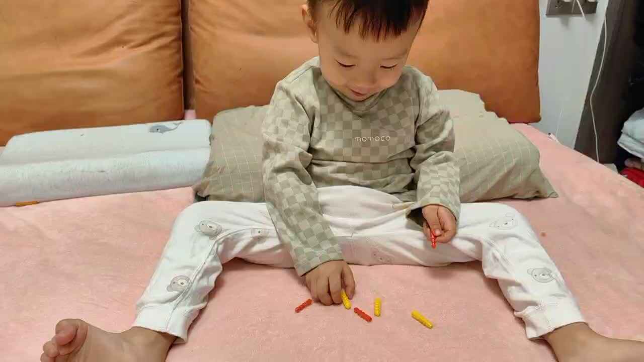 实验小班周昊燃规律颜色排序