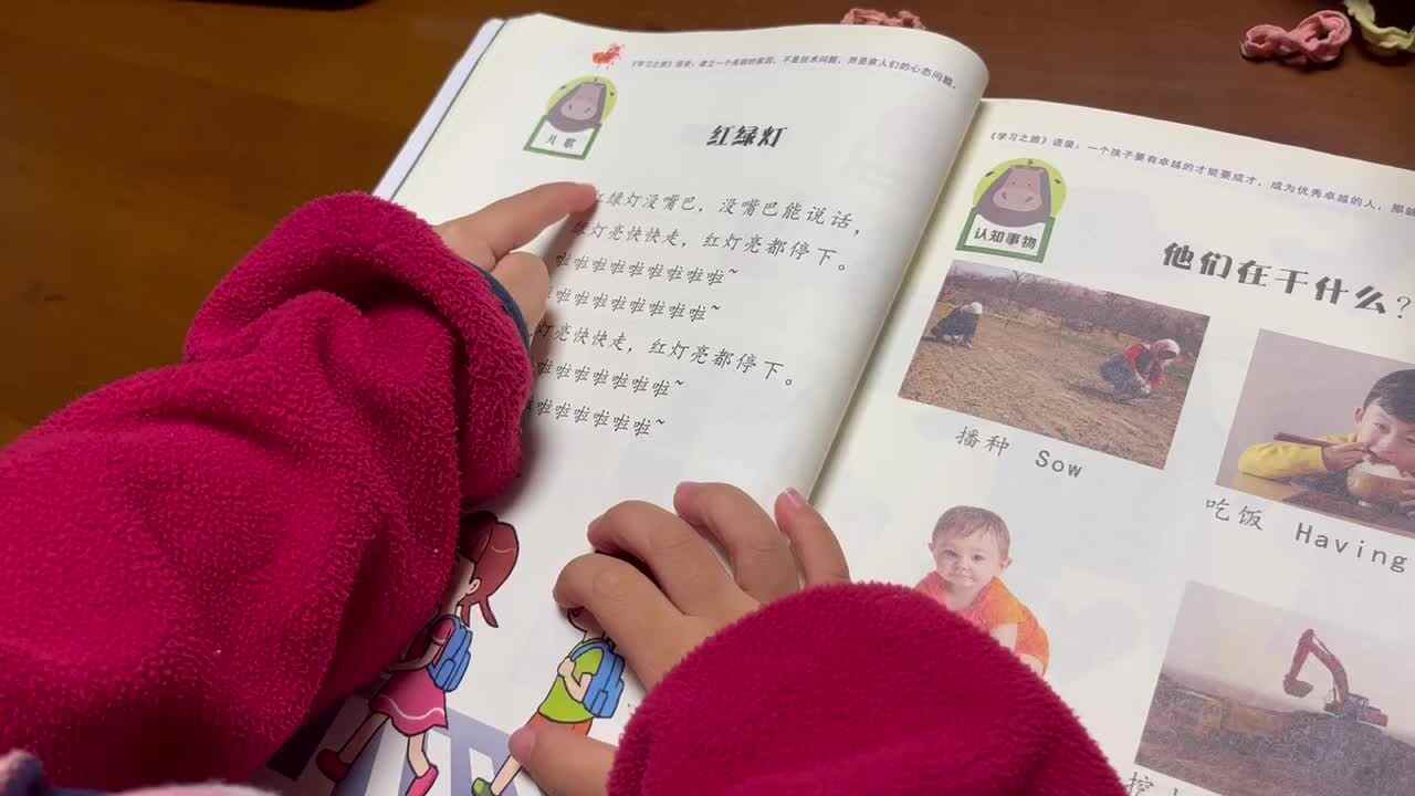 中B班李茵琪指读《红绿灯》.MOV