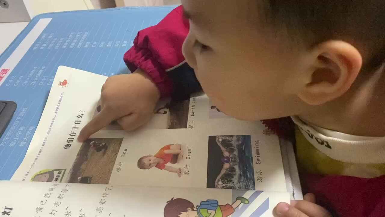 中B班吕子垚指读（他们在干什么）20231127.MOV