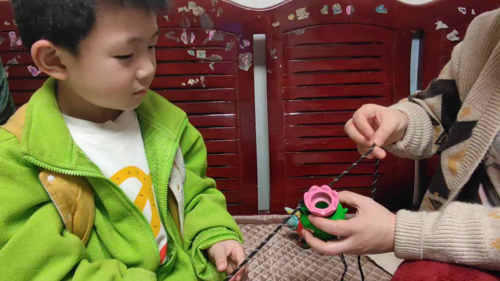 ⁣2023.11.28大B班 练习绳子打结