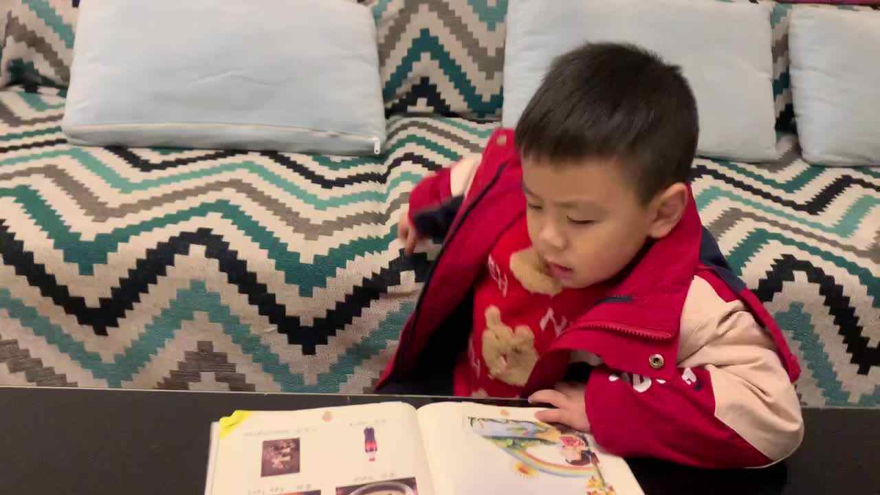 中B班杨育寒指读《零食》