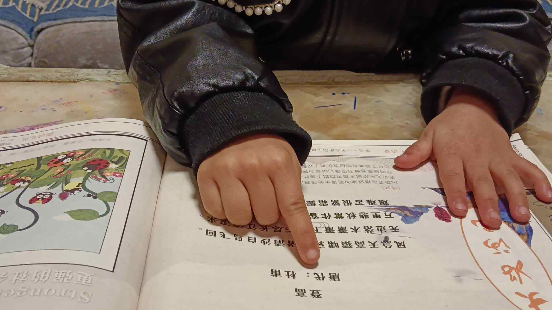 20231226大B班任依恬指读古诗《登高》