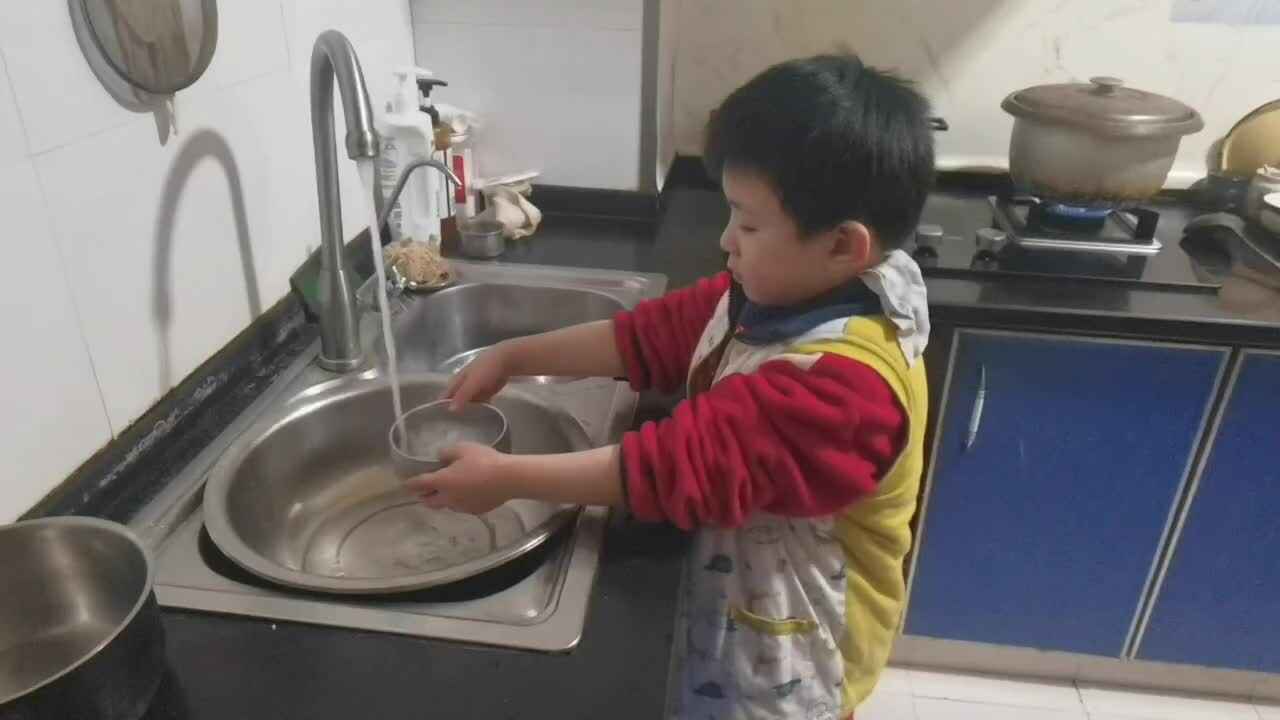 2023.12.18大b班  洗碗