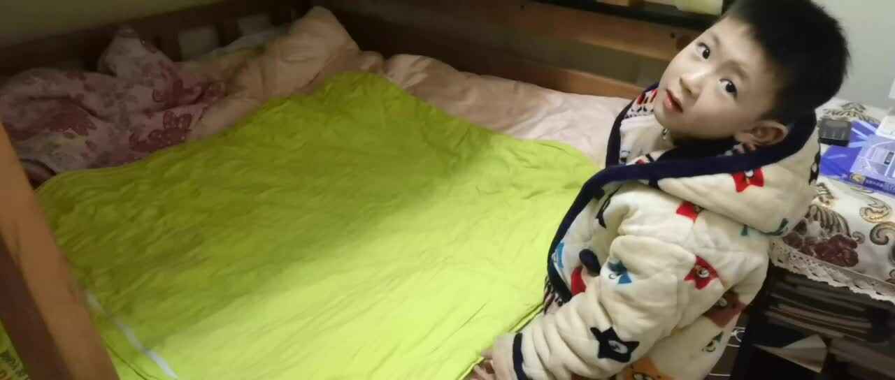 ⁣2024.01.09大B班  ⁣叠被子