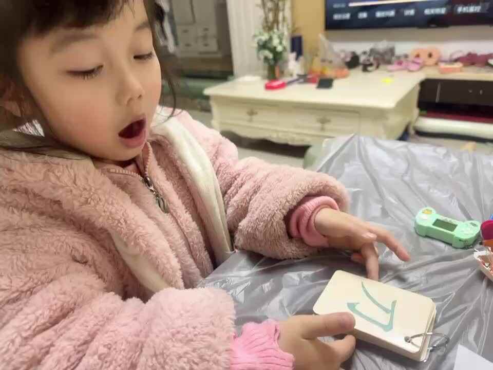 20240107中B班舒琳芯认汉字