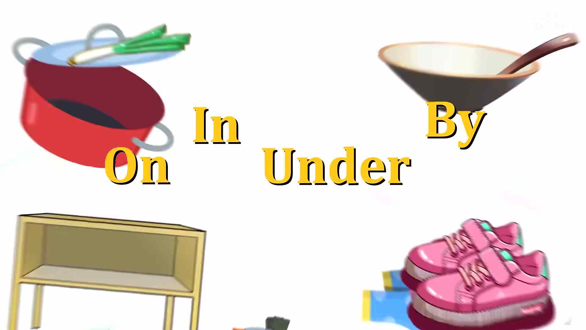 On In Under By