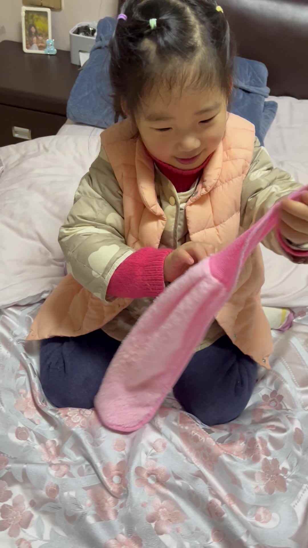 中b班宁汐言练习擦手