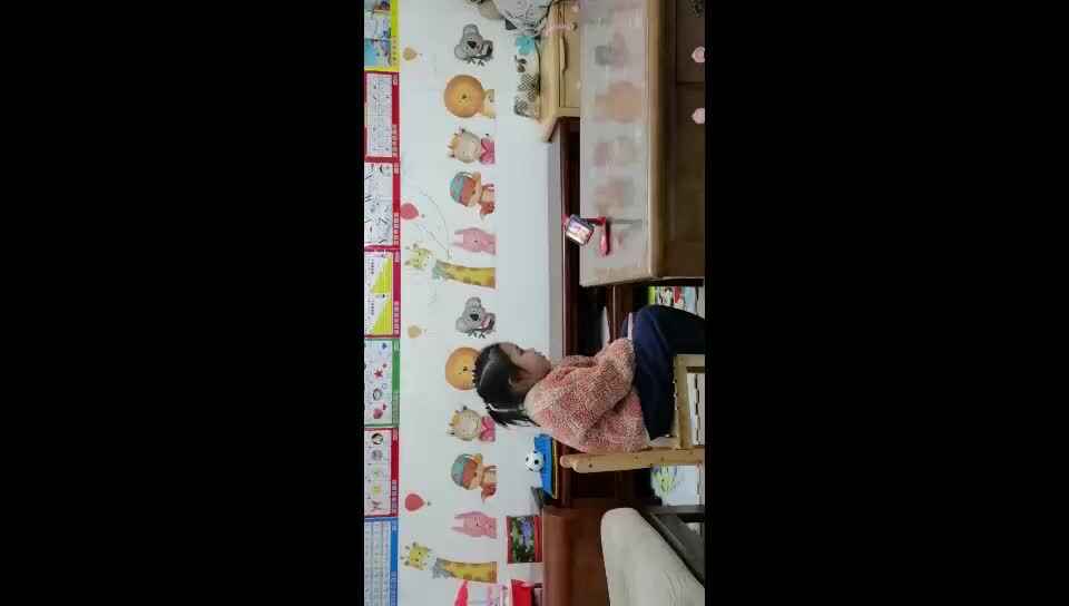 中B班1月18张芷萱观看视频《十二生肖的故事》