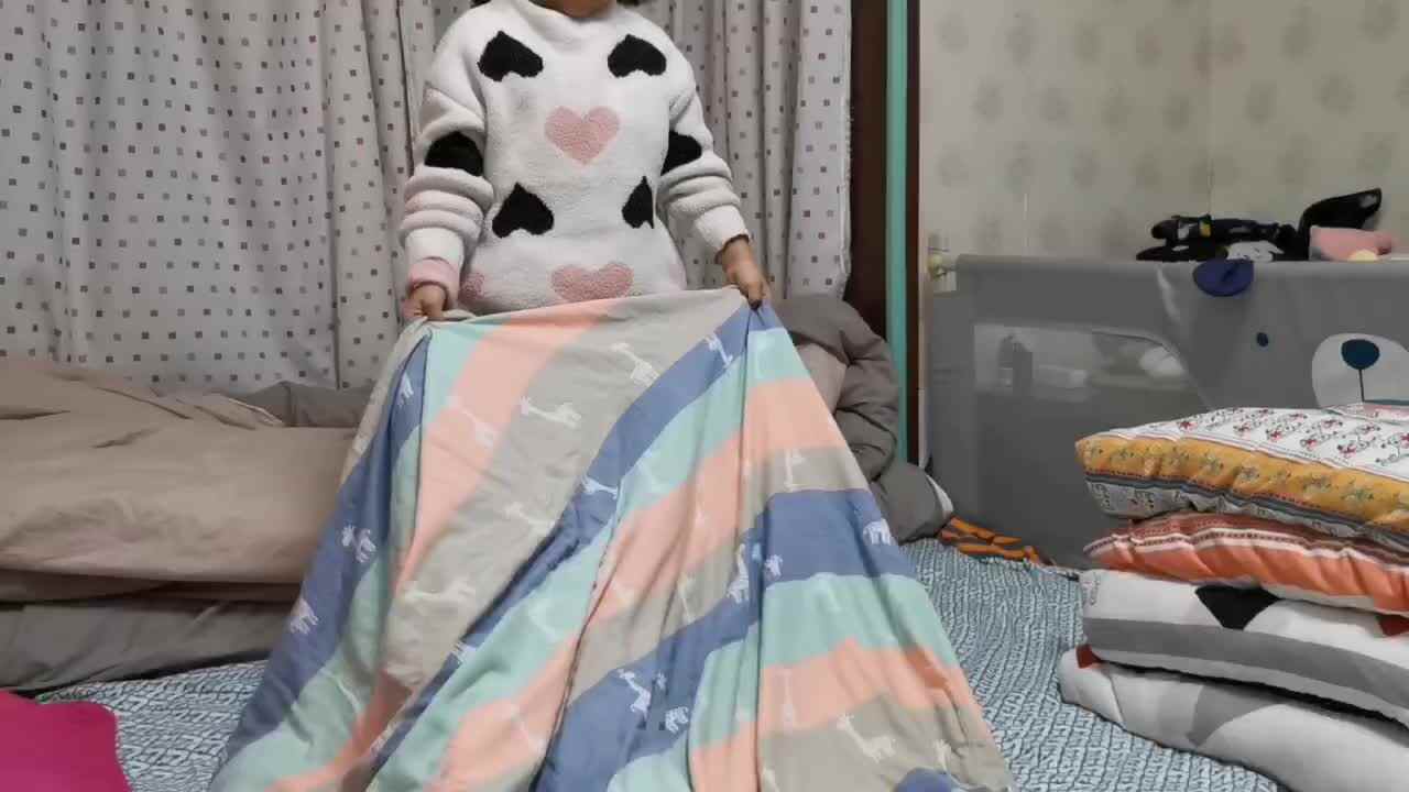 练习叠被子