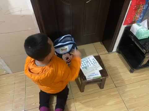 中B班赵芃栎练习整理书包