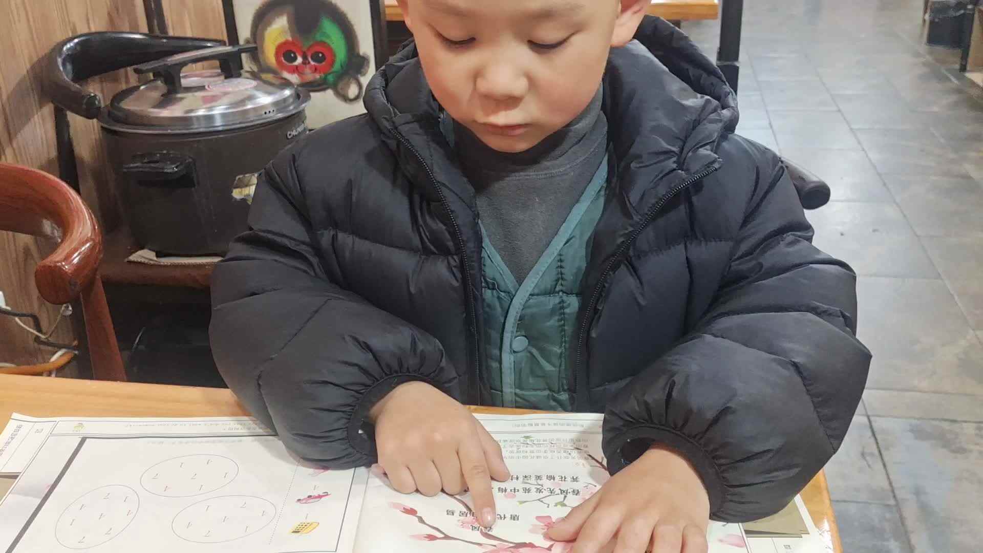 大B班王子扬指读春风