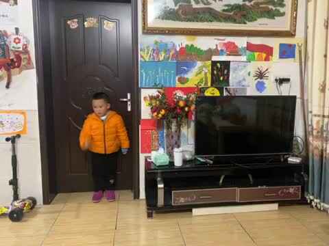 中B班赵芃栎踏步练习