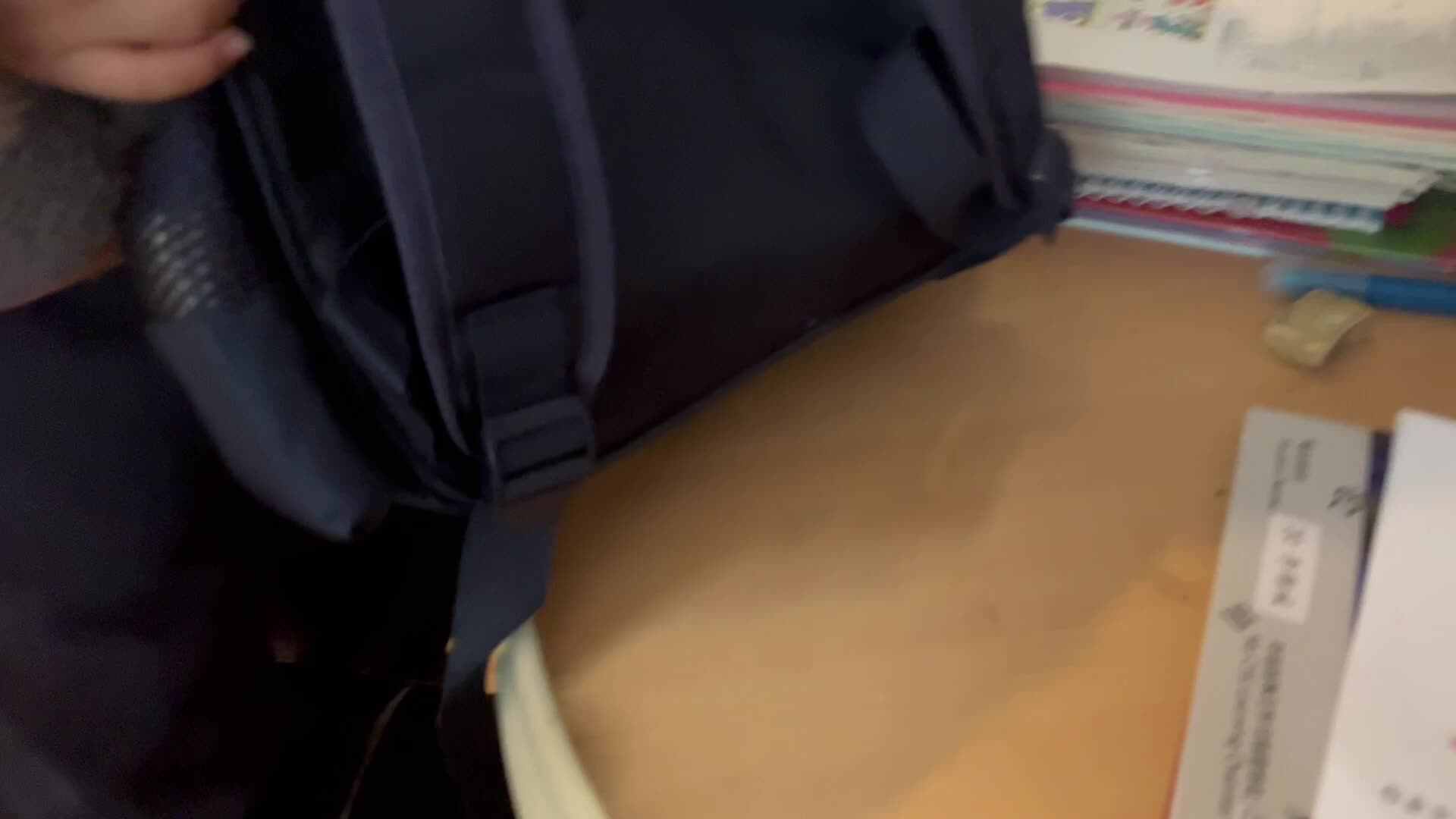 中B班 李锦城 练习整理书包