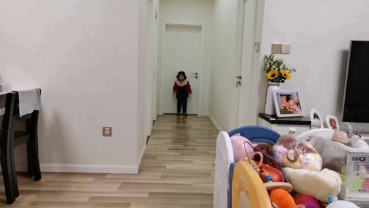 中b班宁汐言练习踏步