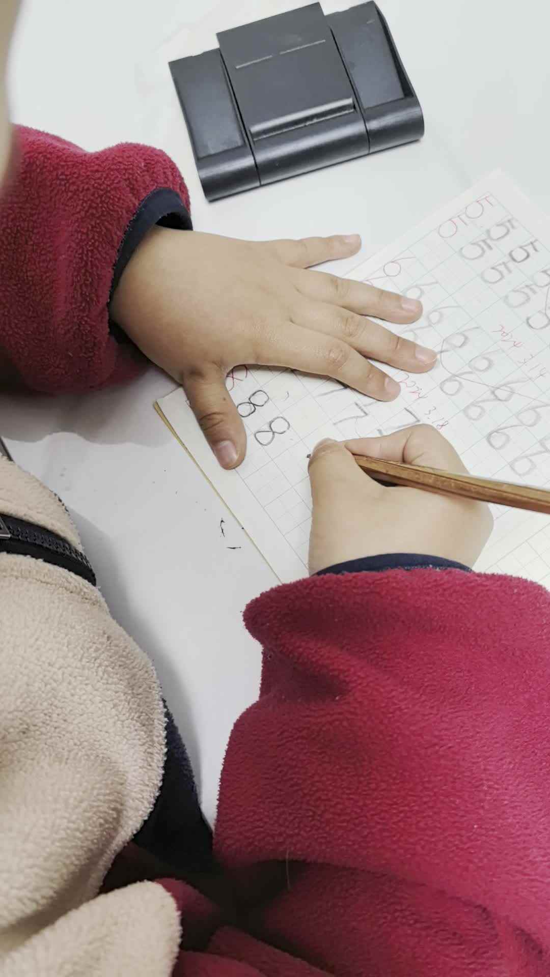 2024.3.20李梓睿书写数字8