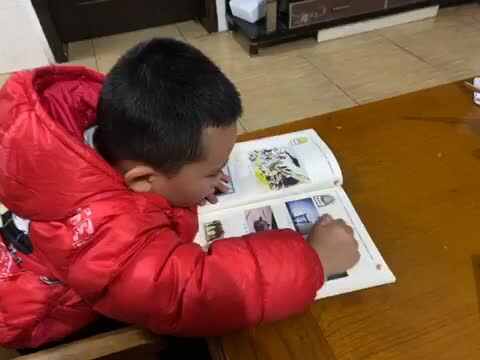 中B班赵芃栎指读有多少