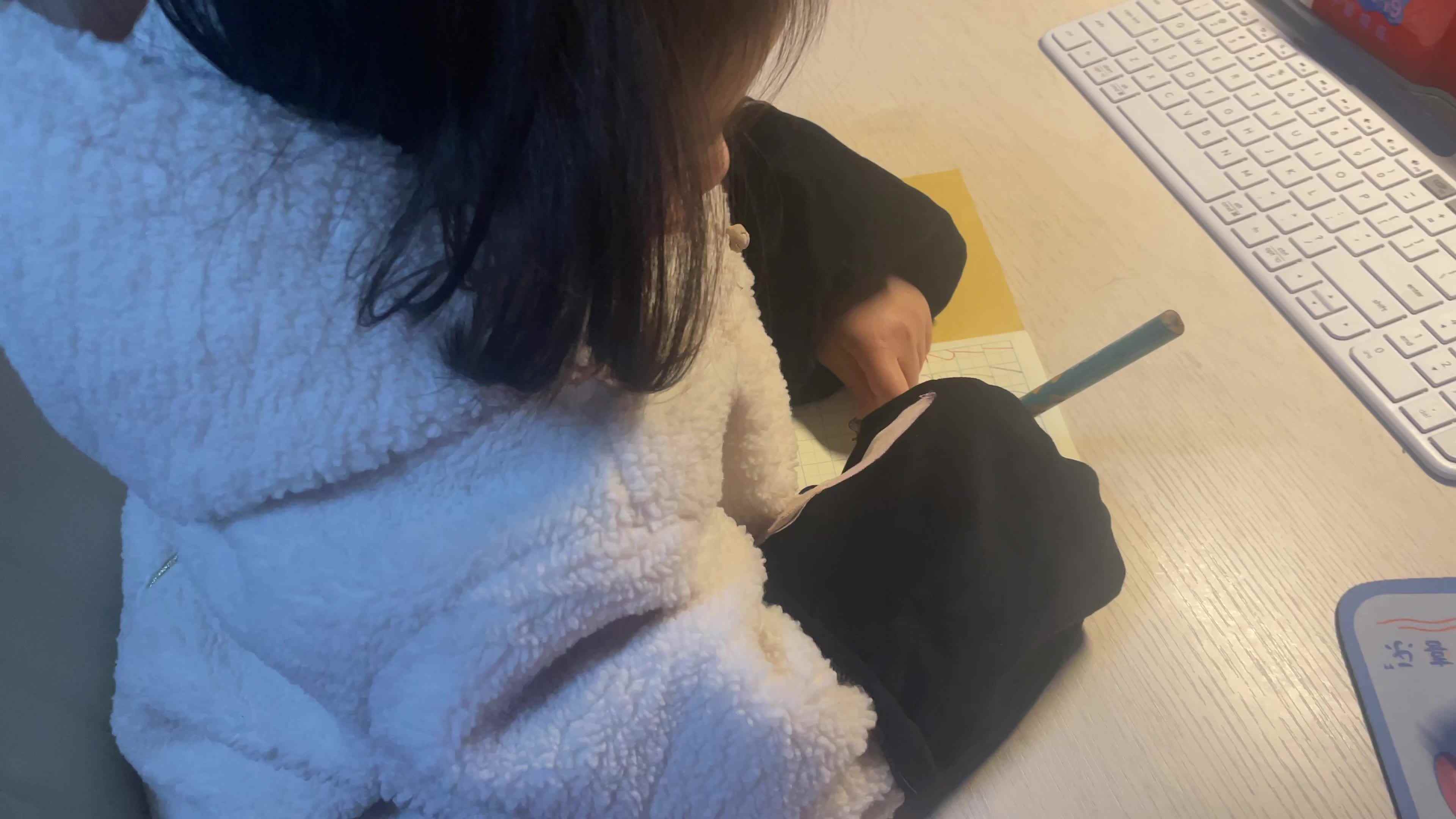 大B班蒲依诺2024.3.1日书写(数字2).mov