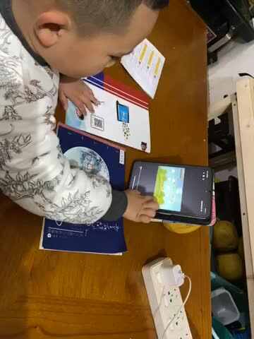 中B班赵芃栎观看宣城还见杜鹃花