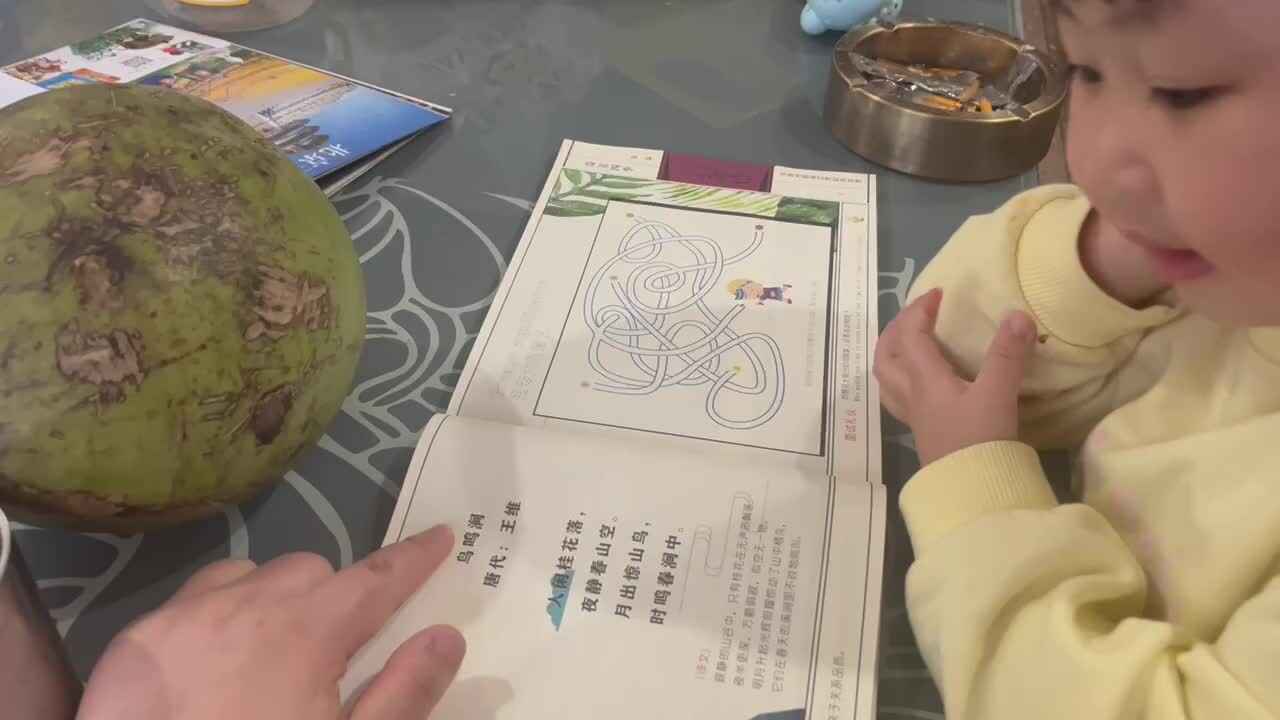 小A班2024.4.12张艺涵古诗《鸟鸣涧》.MOV