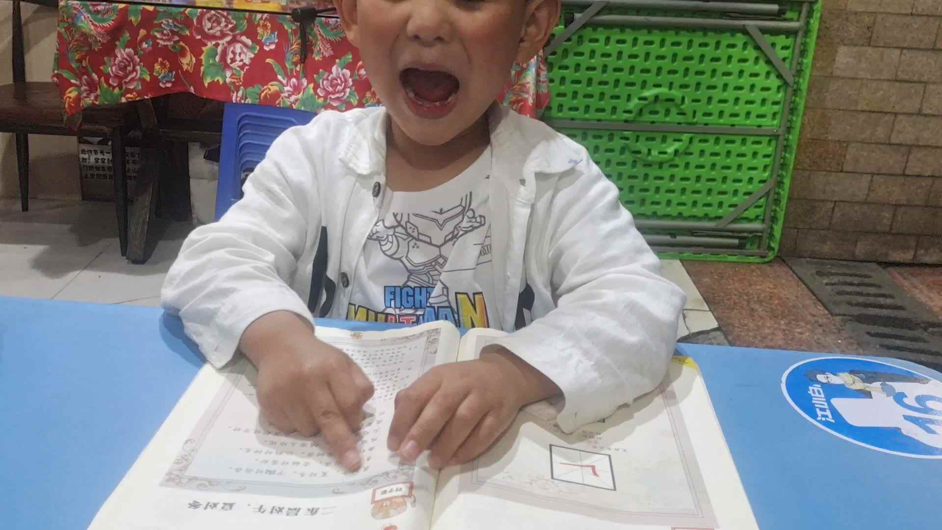 大B班王子扬指读二东