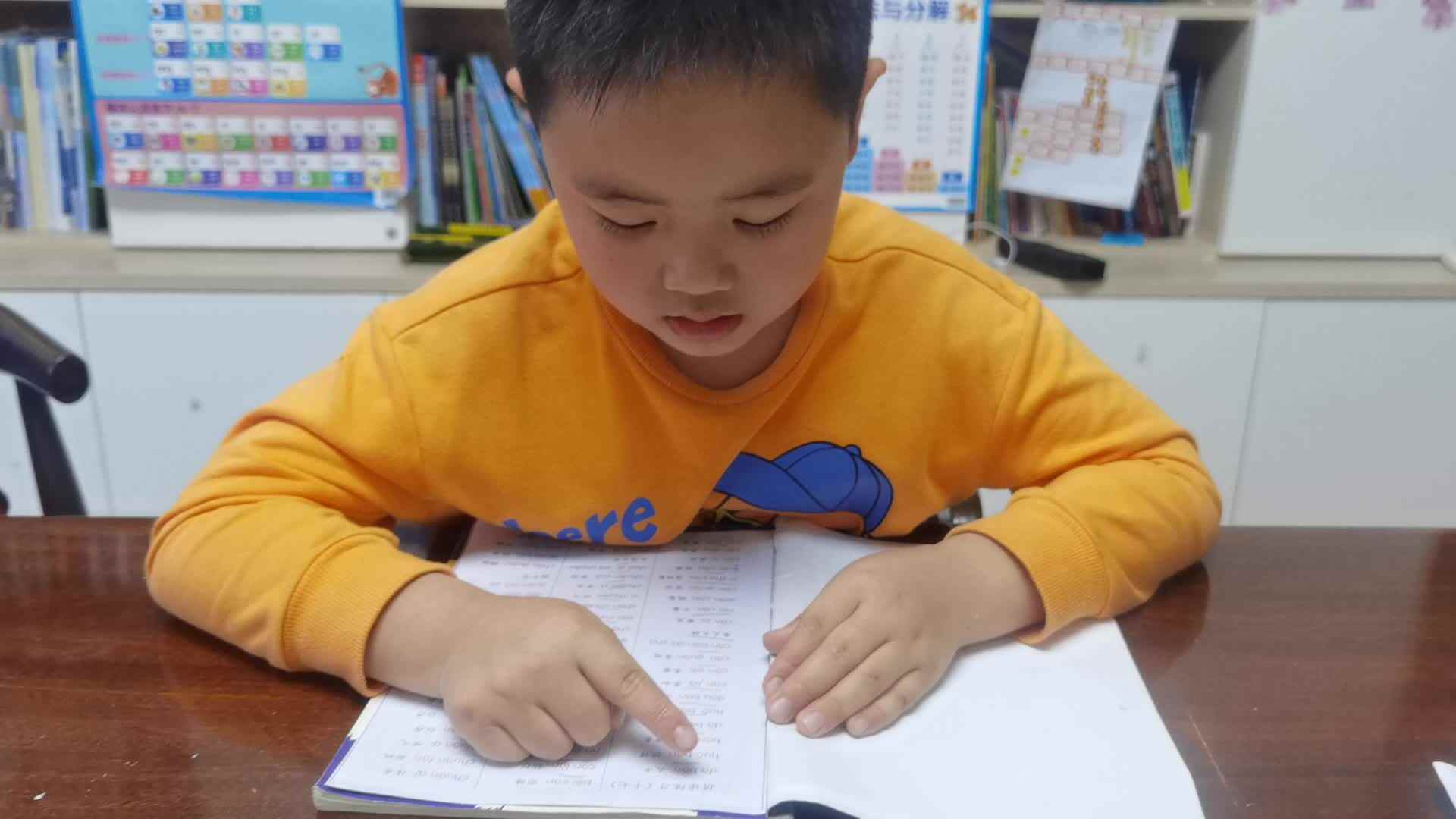 2024.4.22日⁣指读《拼读练习十七》第一列