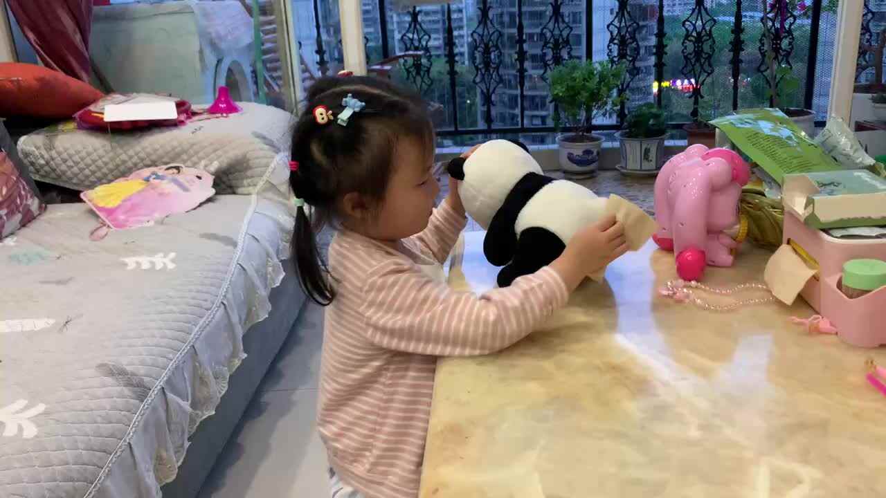 练习擦屁股