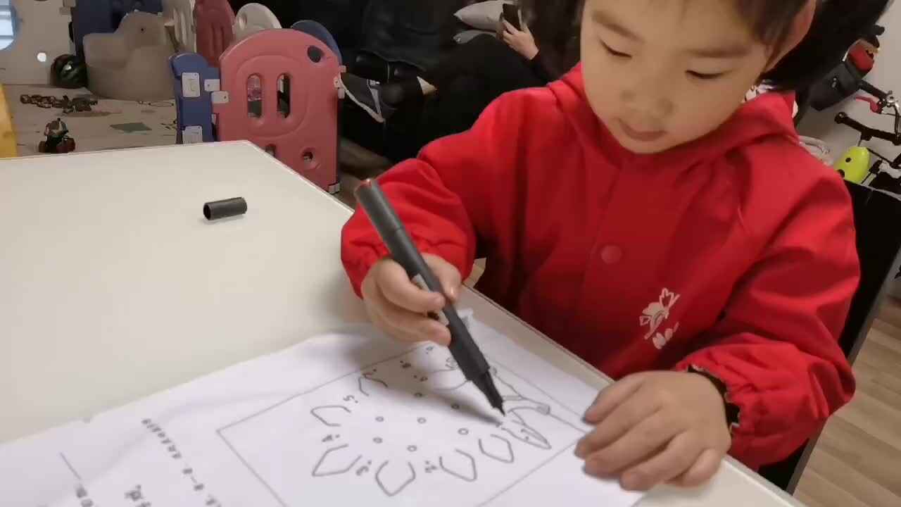 中b班宁汐言练习数字连线