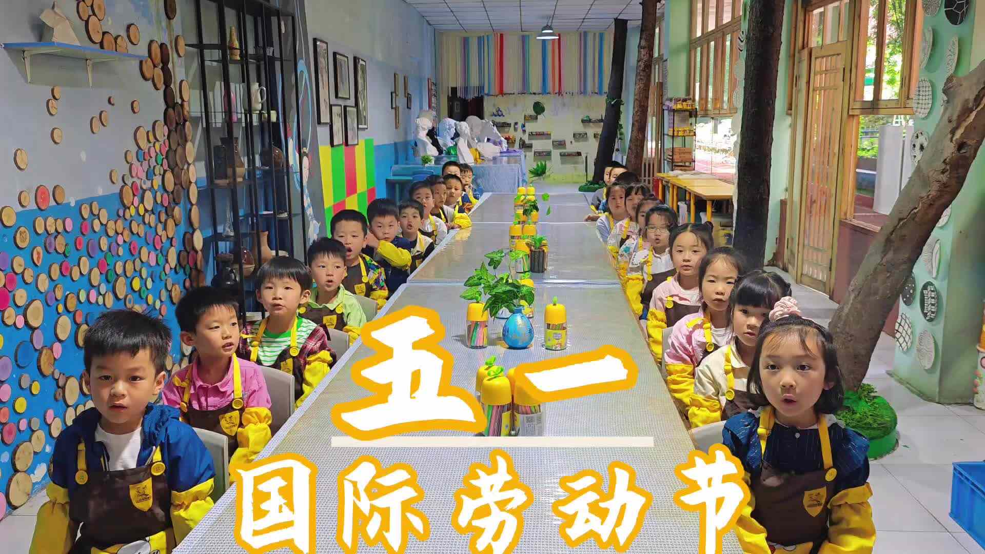纸艺模型——插秧场景图