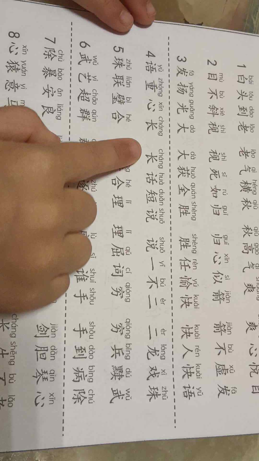 20240402大B班任依恬指读《成语接龙》