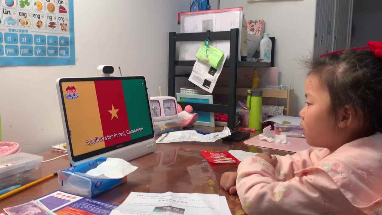 20240412陈彦兮闯关练习观看英文视频《Similar Flags》