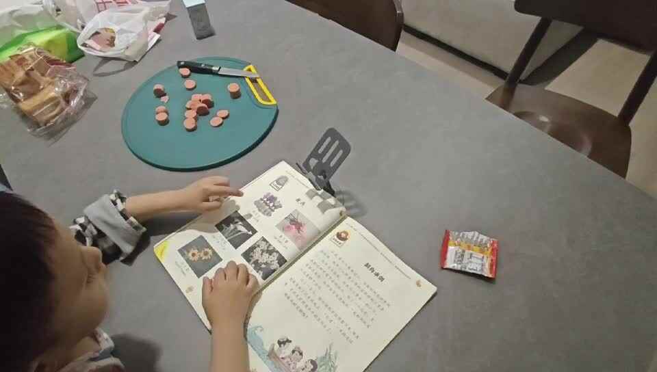 中B班王千与花卉指读