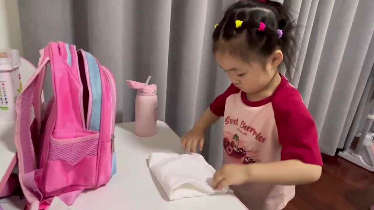 小A班2024.5.13艾琰茹～整理书包