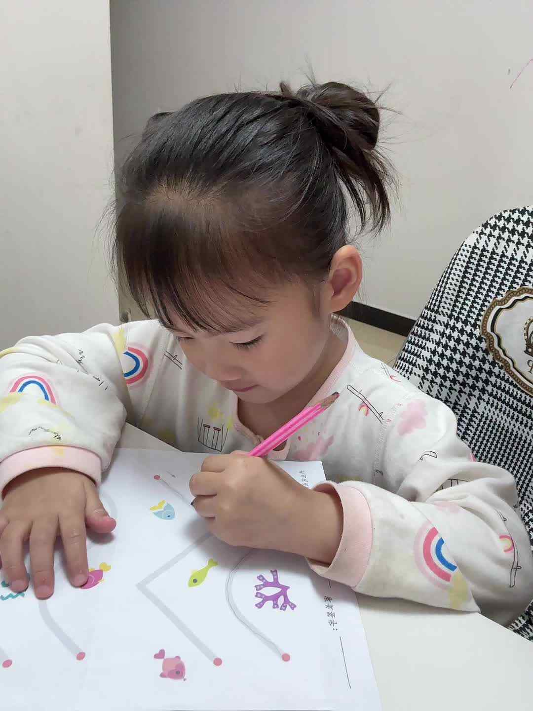 中B班 李曦蕊 完成控笔训练（十）