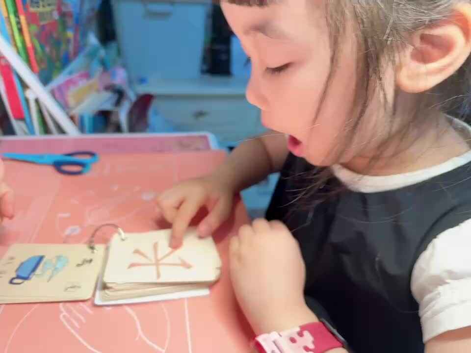 20240518中B班舒琳芯认汉字卡片