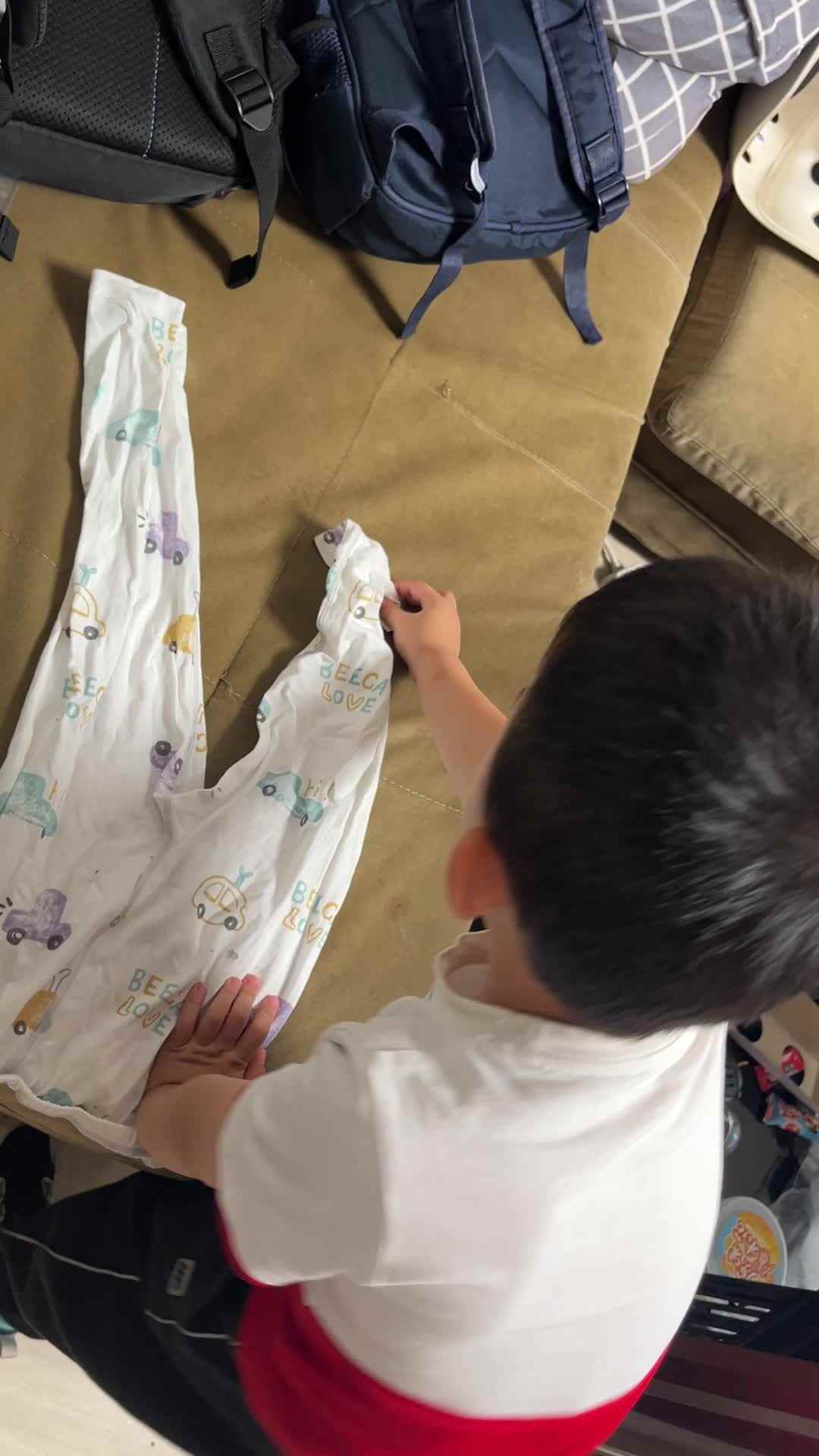 叠裤子