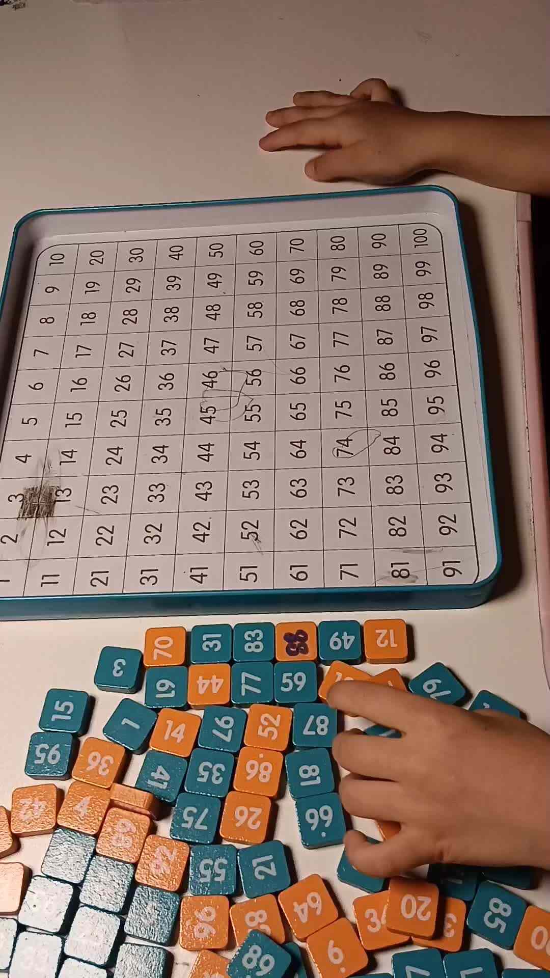 20240619大B班任依恬摆百数板