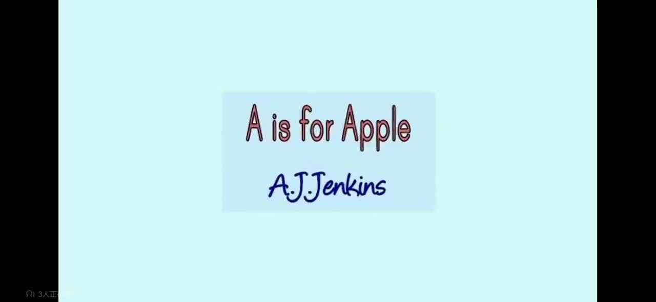 A is for Apple
