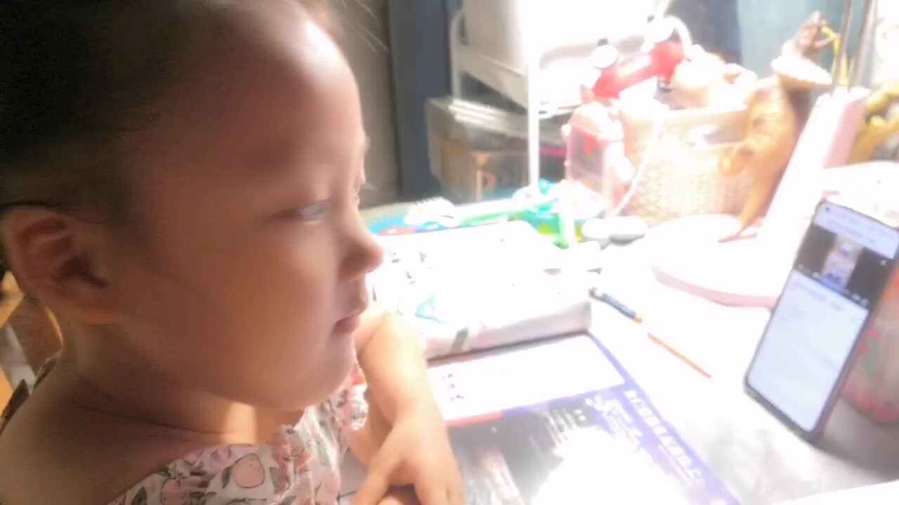⁣20240927陈灵兮闯关练习观看视频《鳄鱼怕怕，牙医怕怕》