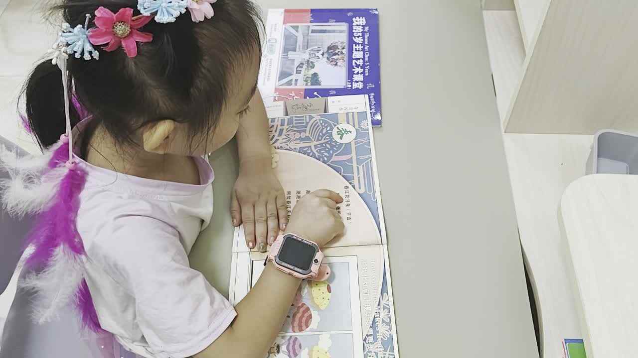 2024年9月28日大B班谭诗锜指读古诗《春江花月夜》