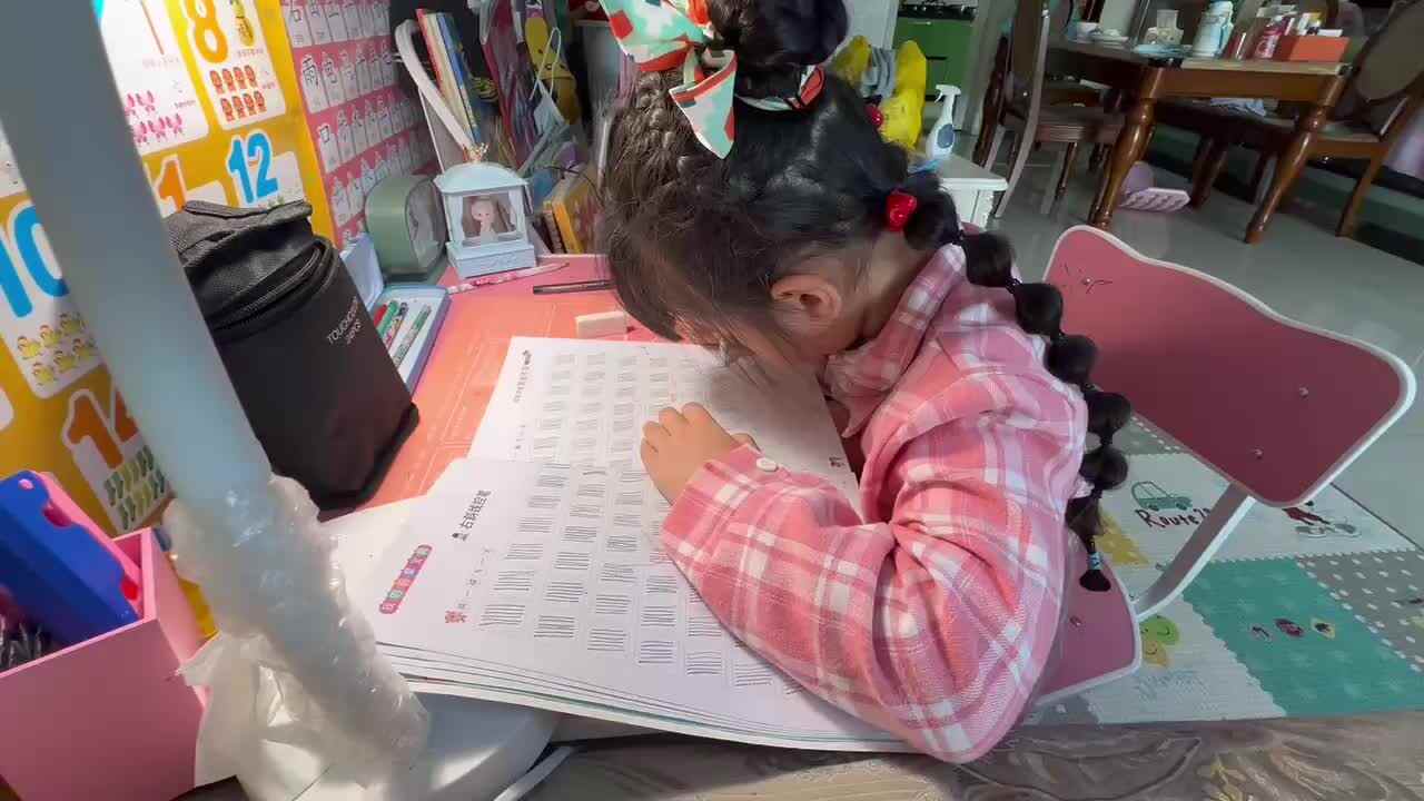 20241028大B班舒琳芯控笔训练