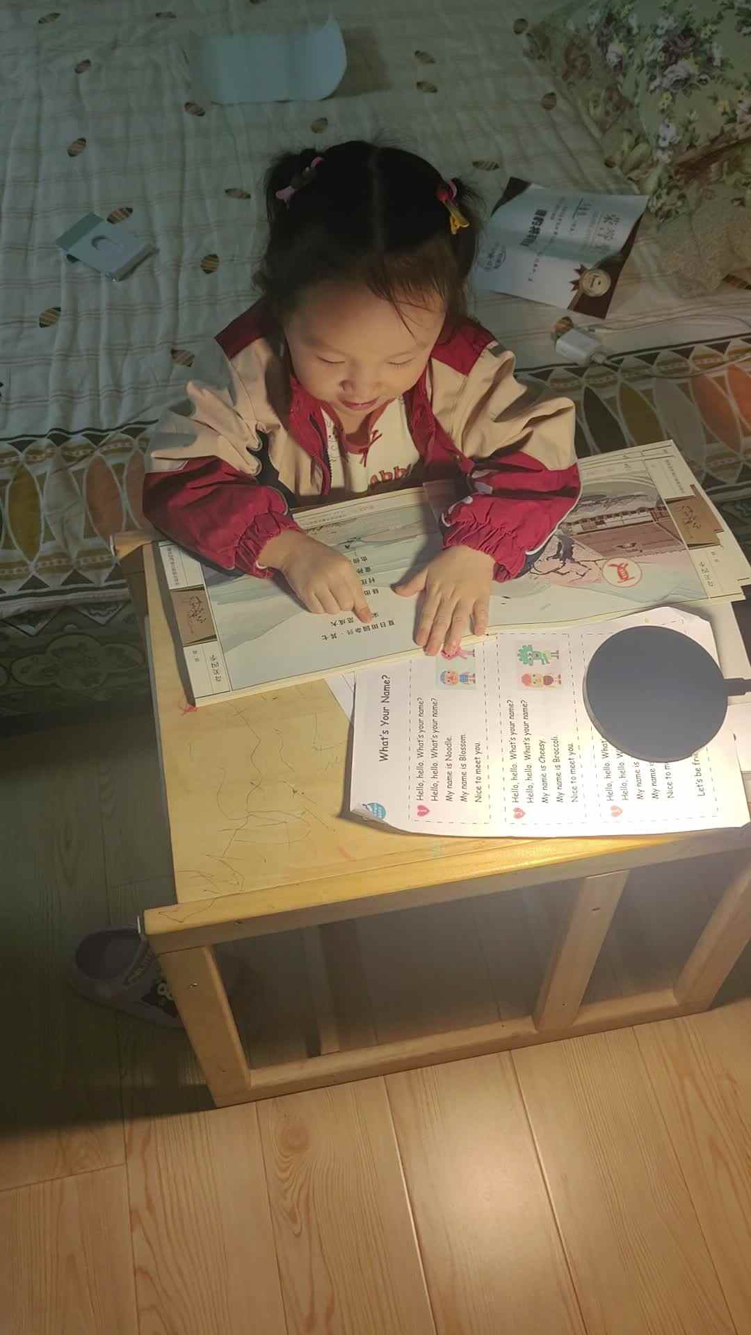 大A班李盈莹 学习 夏日田园杂兴.其七