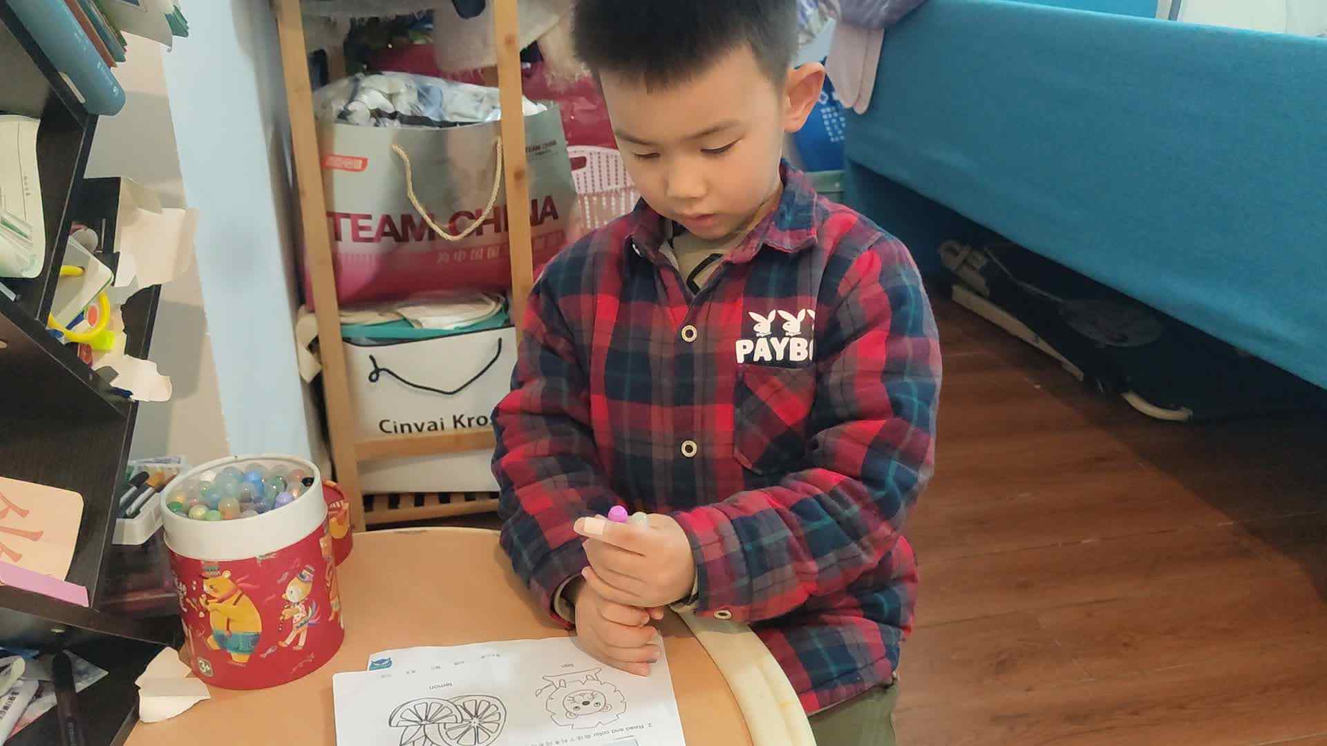 20241129大B班李锦城涂色