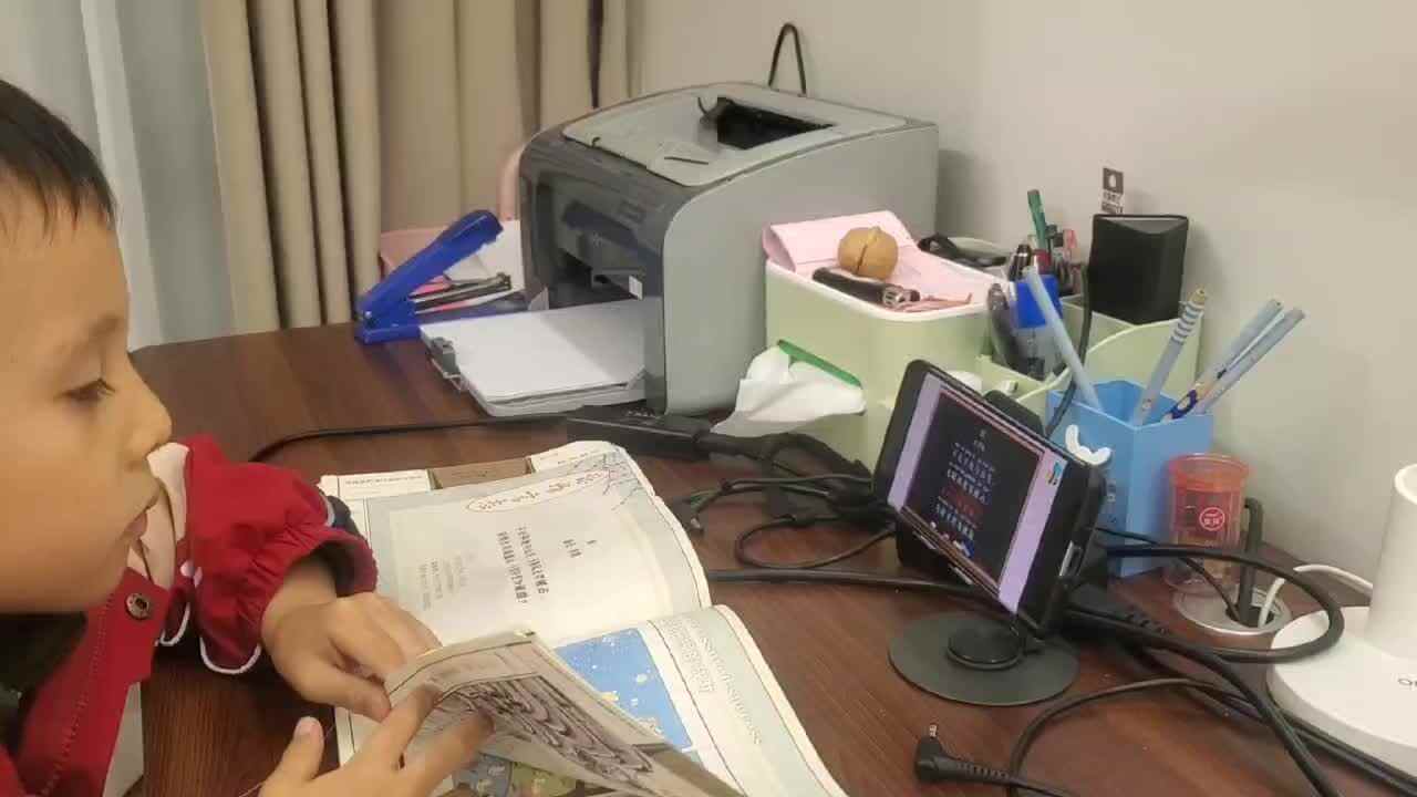 ⁣⁣2024.11.23大B班王千与【观看古诗(蜂)】