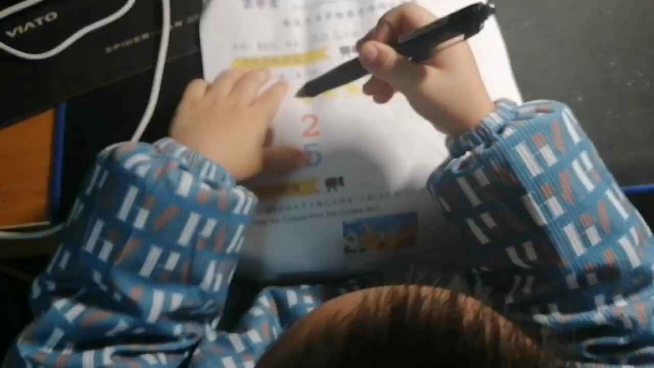 ⁣⁣中A班2024.11.23李柯辰涂数字.mp4