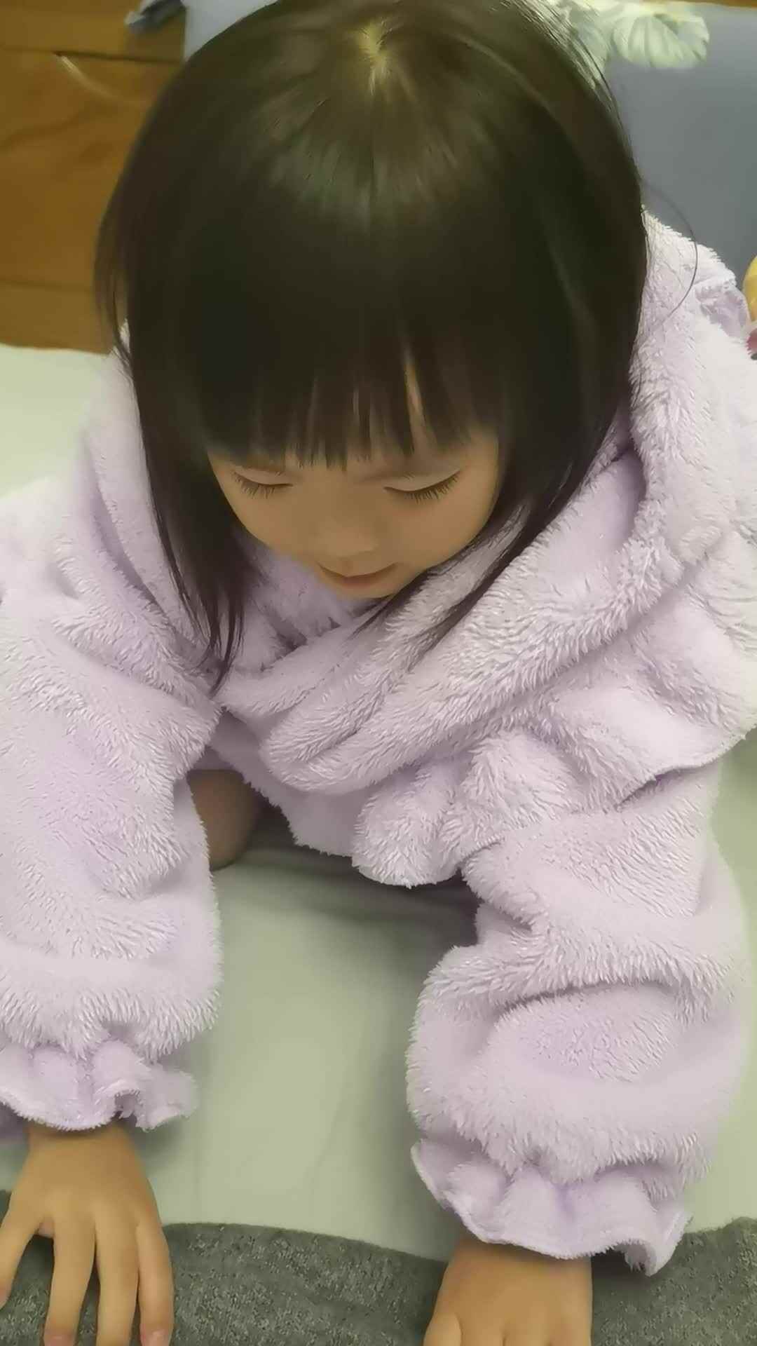 练习叠衣服