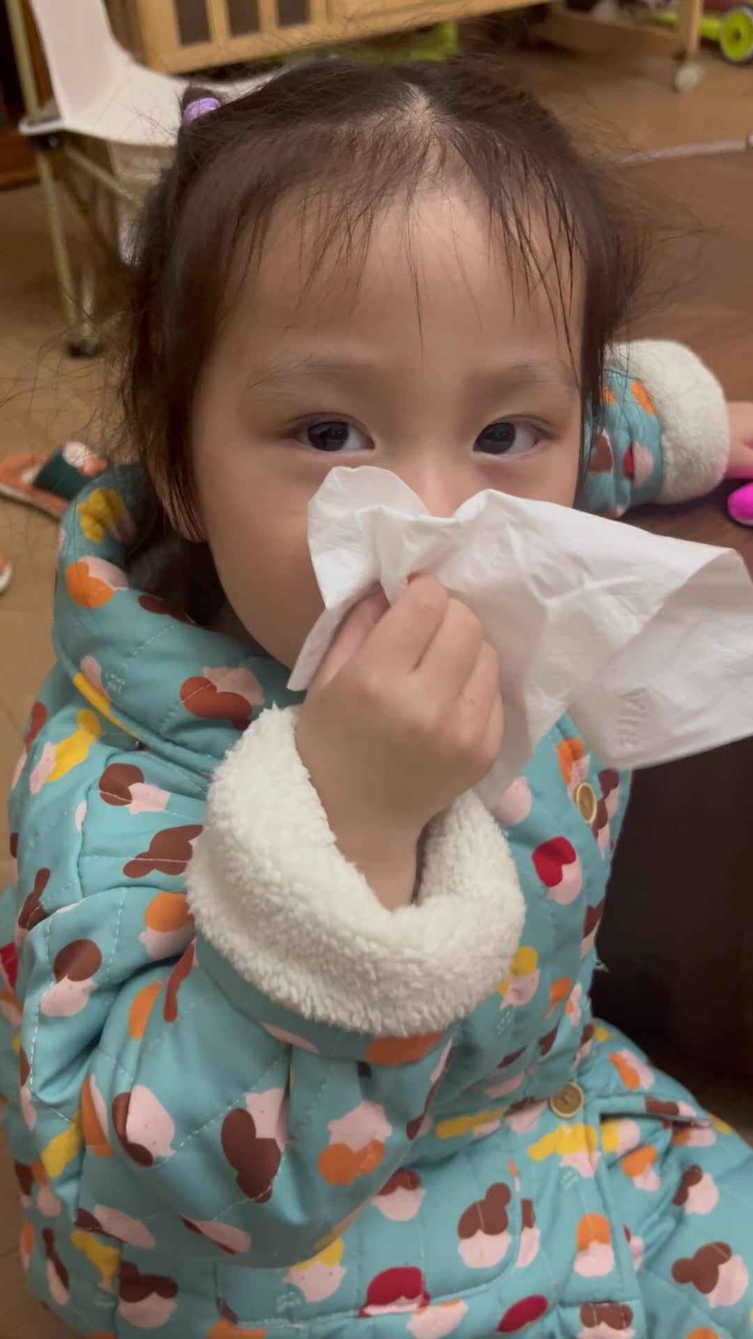 20241225自己擤鼻涕